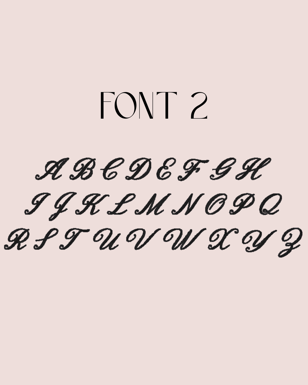 Signature Initials Embroidered Tote