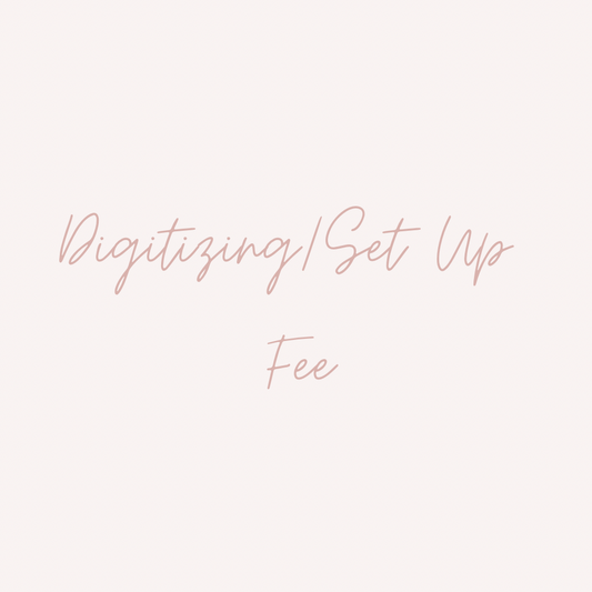 Digitizing Fee/Set Up Fee