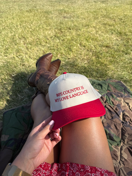 90s Country Embroidered Hat