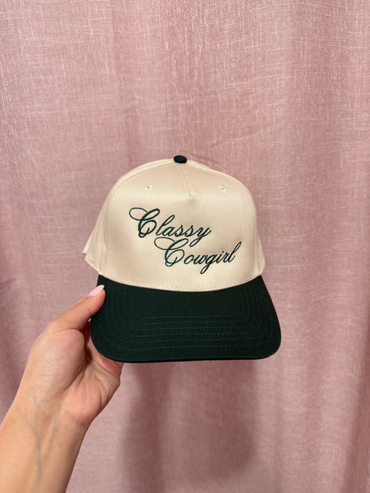 Classy Cowgirl Embroidered Hat