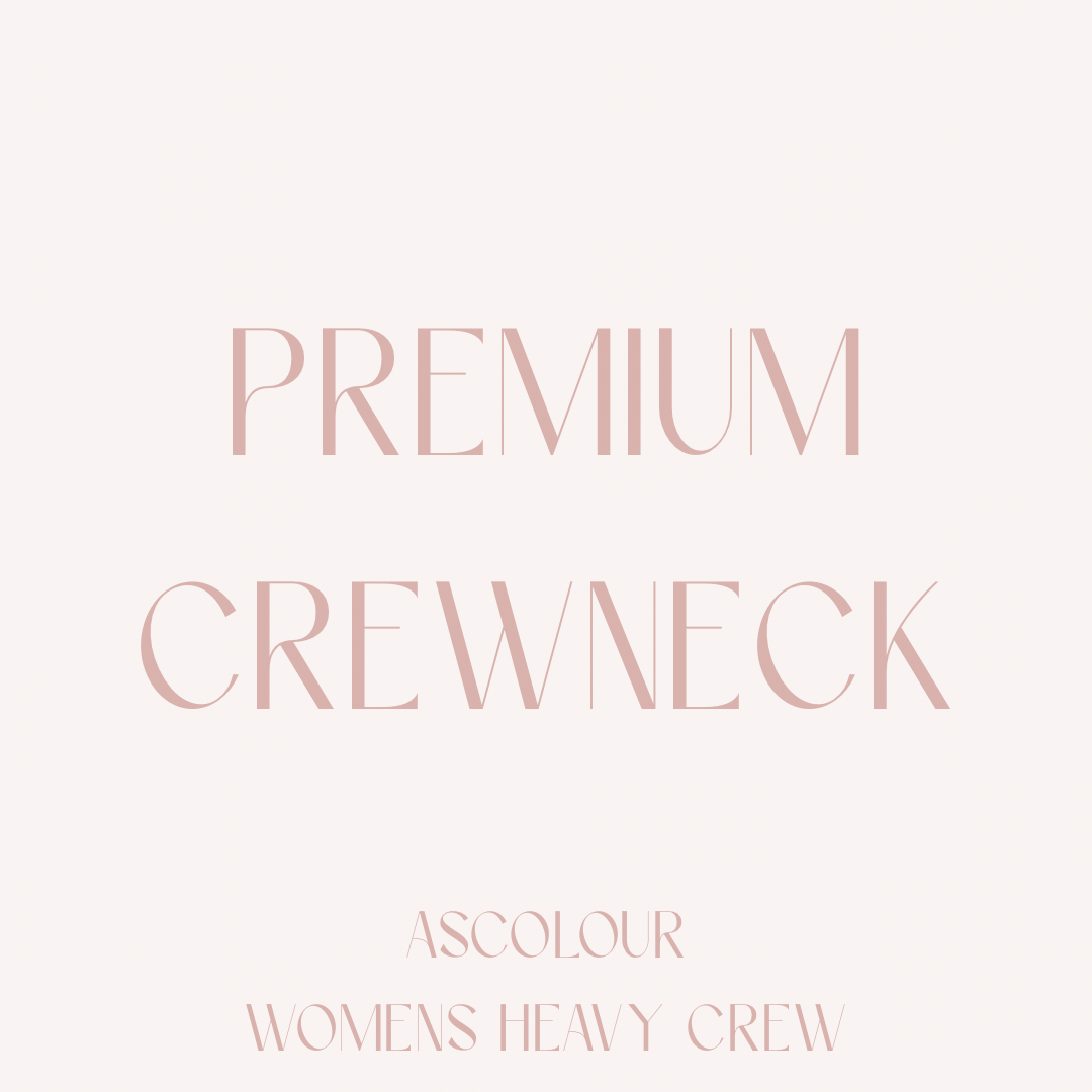 PREMIUM CREWNECK- ASCOLOUR WOMENS HEAVY CREW
