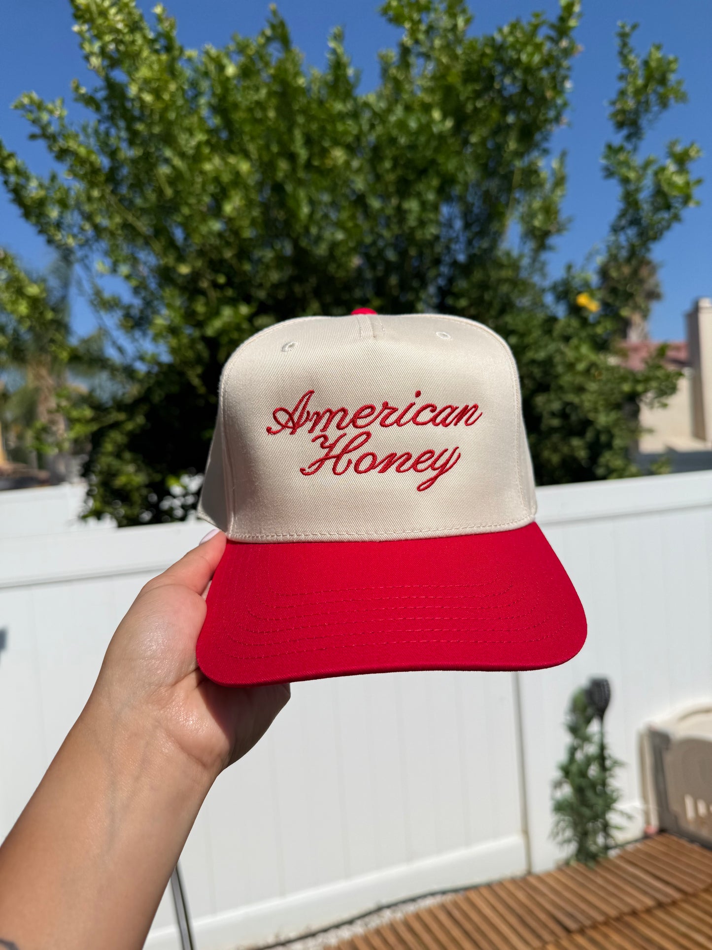 American Honey Embroidered Hat