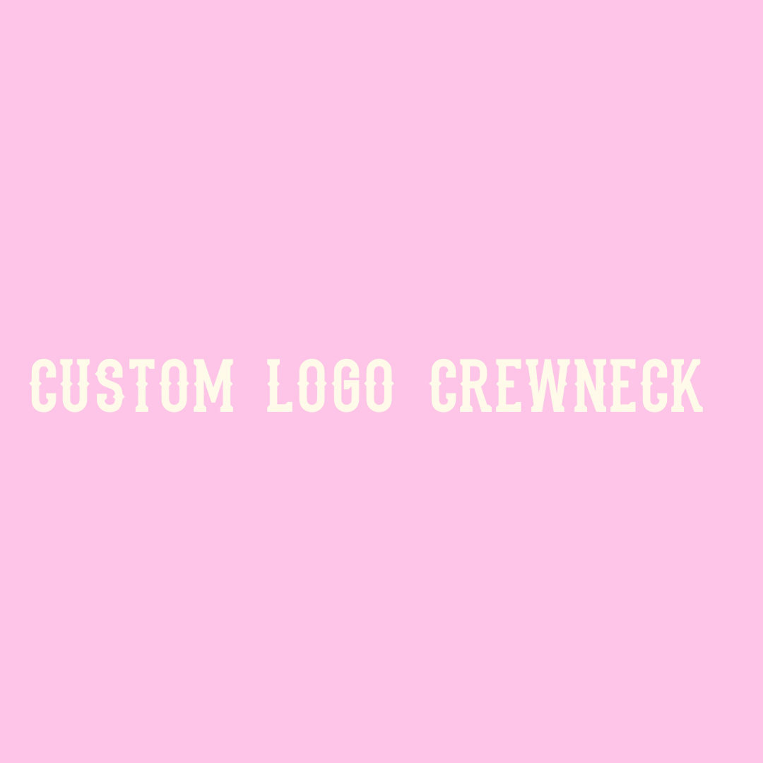 Custom Logo Crewneck- Golden Daze