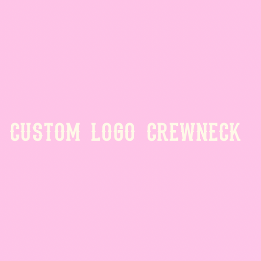 Custom Logo Crewneck- Golden Daze