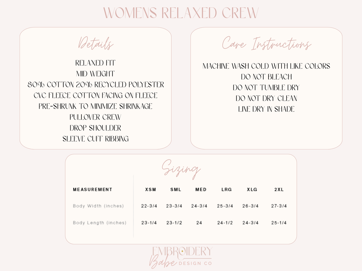 PREMIUM CREWNECK- ASCOLOUR WOMENS RELAX CREW