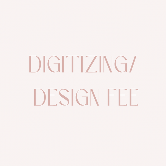 Digitizing/Design Fee