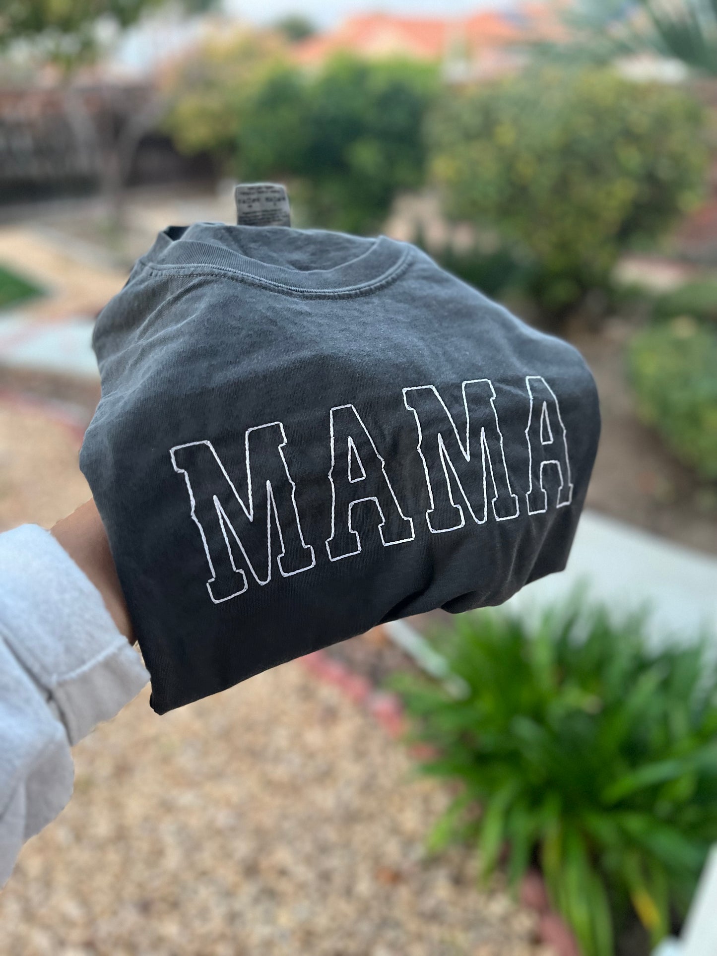 Embroidered Western Mama T-Shirt