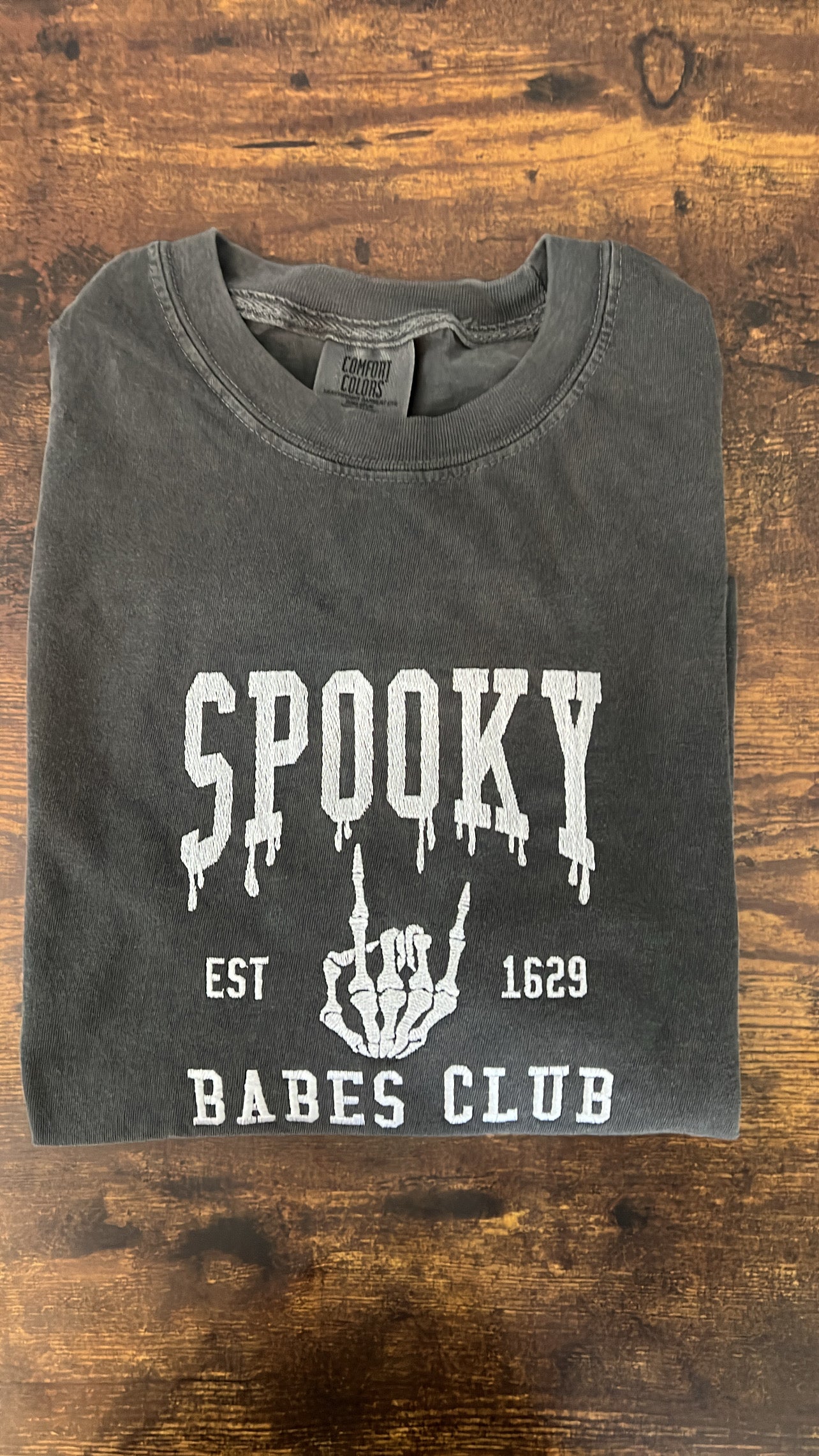 Spooky Babes Club Embroidered T-Shirt