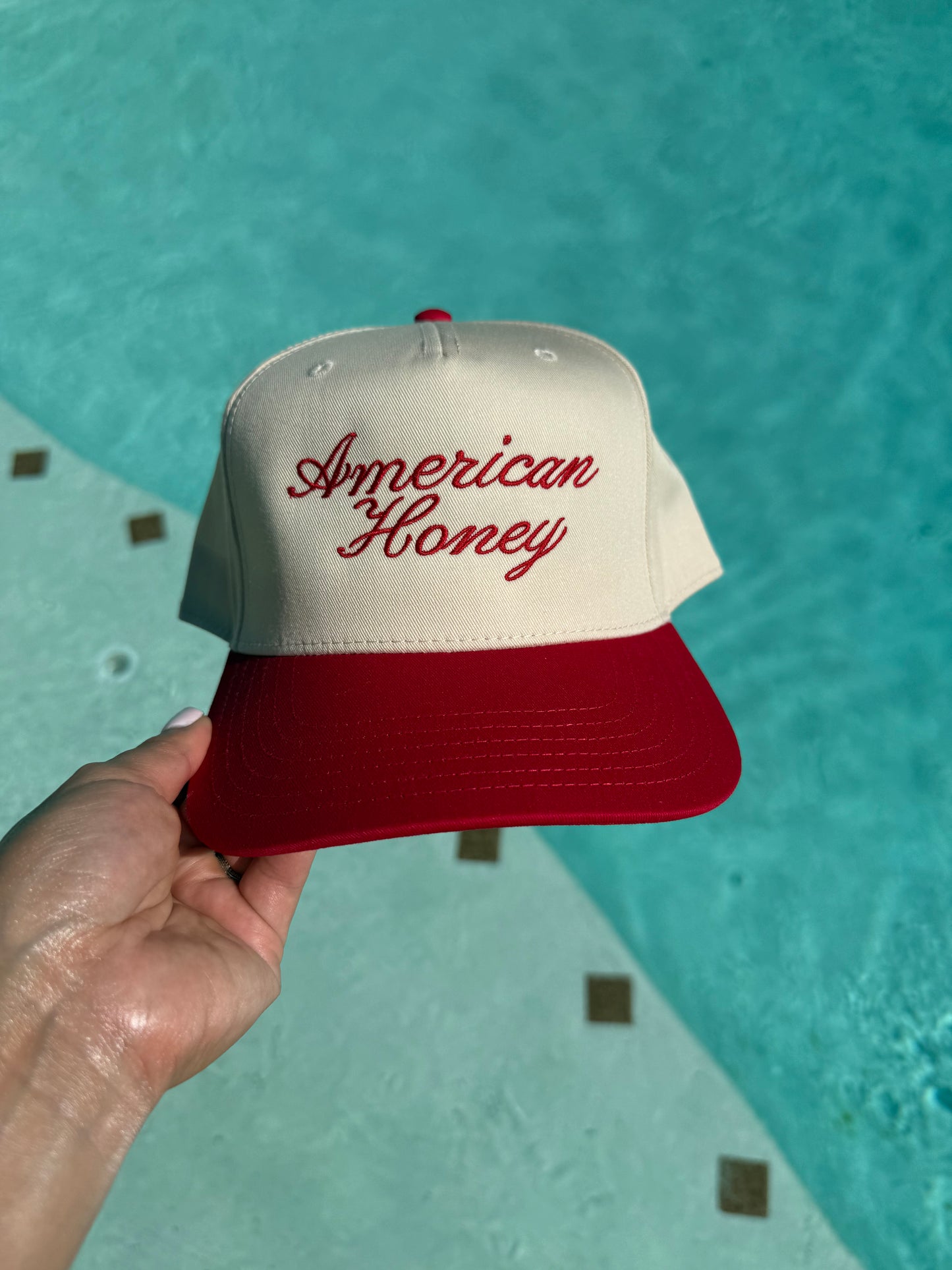 American Honey Embroidered Hat