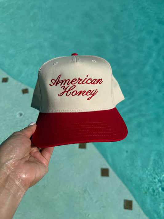 American Honey Embroidered Hat
