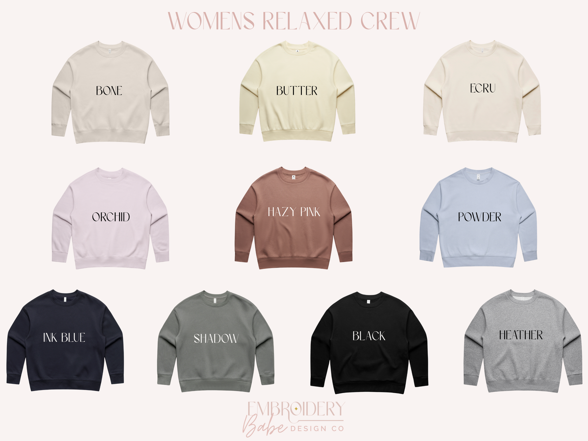 PREMIUM CREWNECK- ASCOLOUR WOMENS RELAX CREW