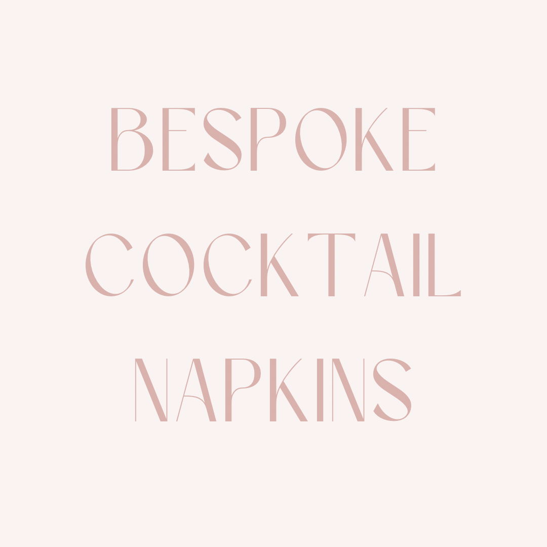 Bespoke Cocktail Napkins