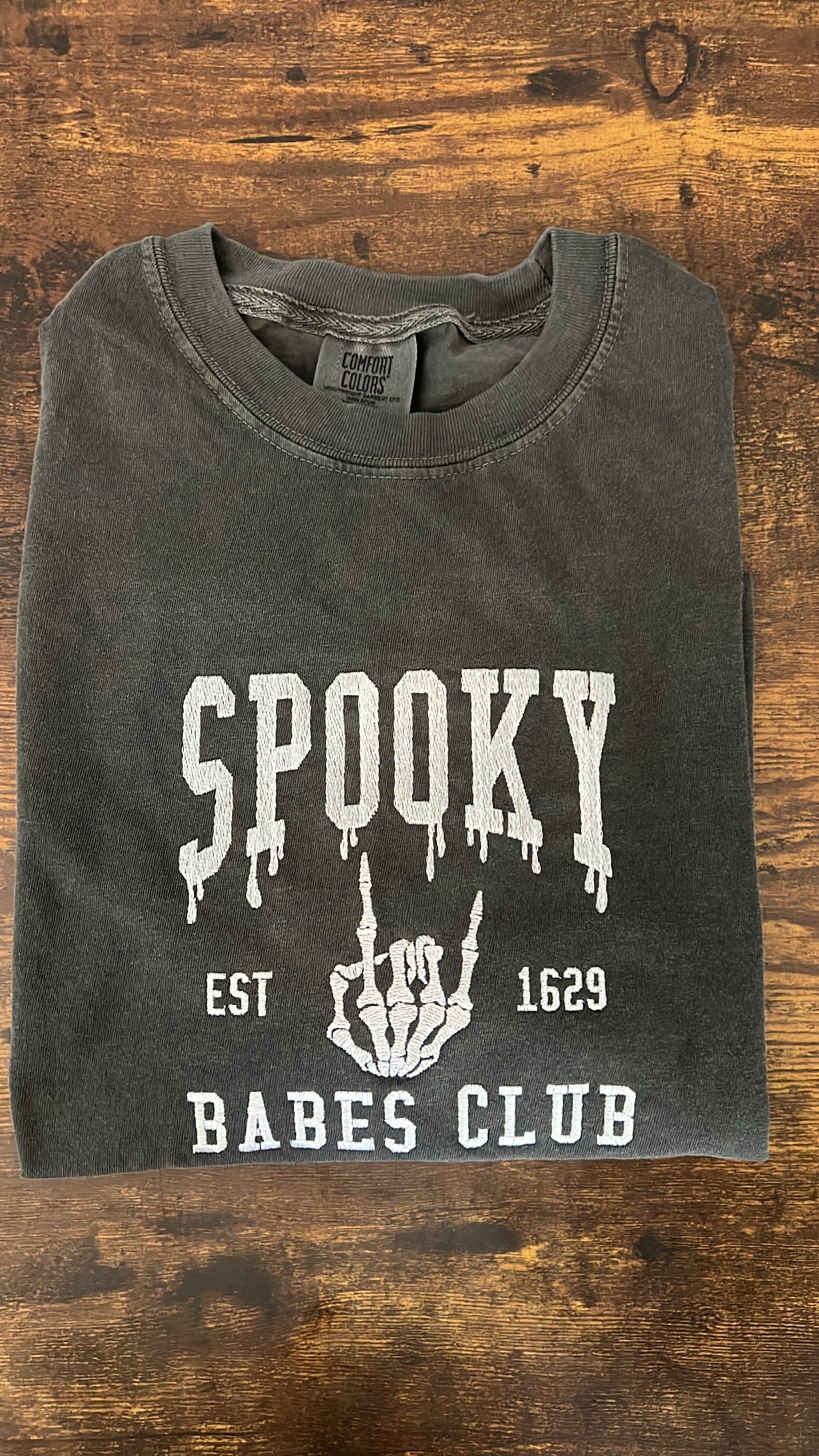 Spooky Babes Club Embroidered T-Shirt