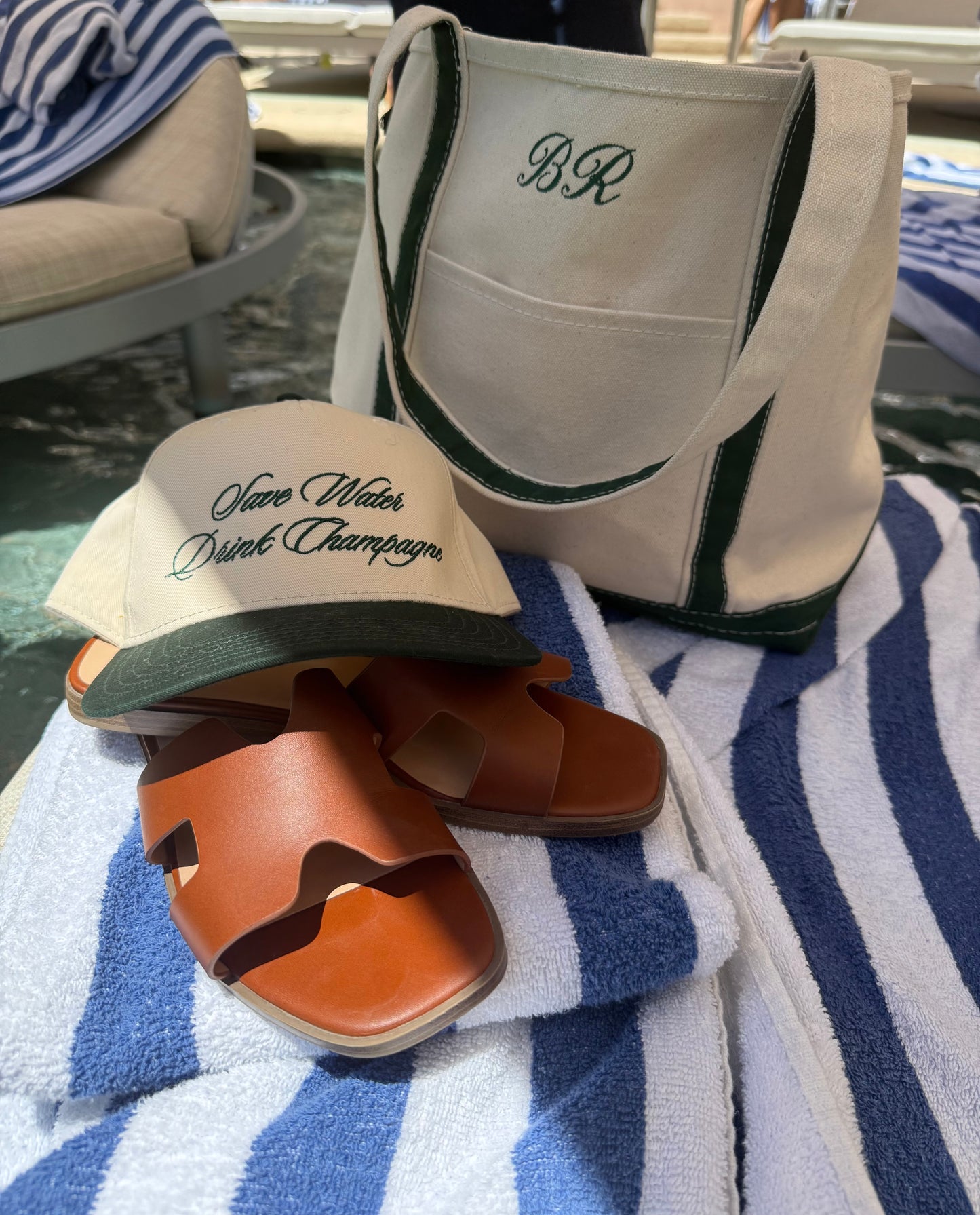 Save Water Drink Champagne Trucker Hat